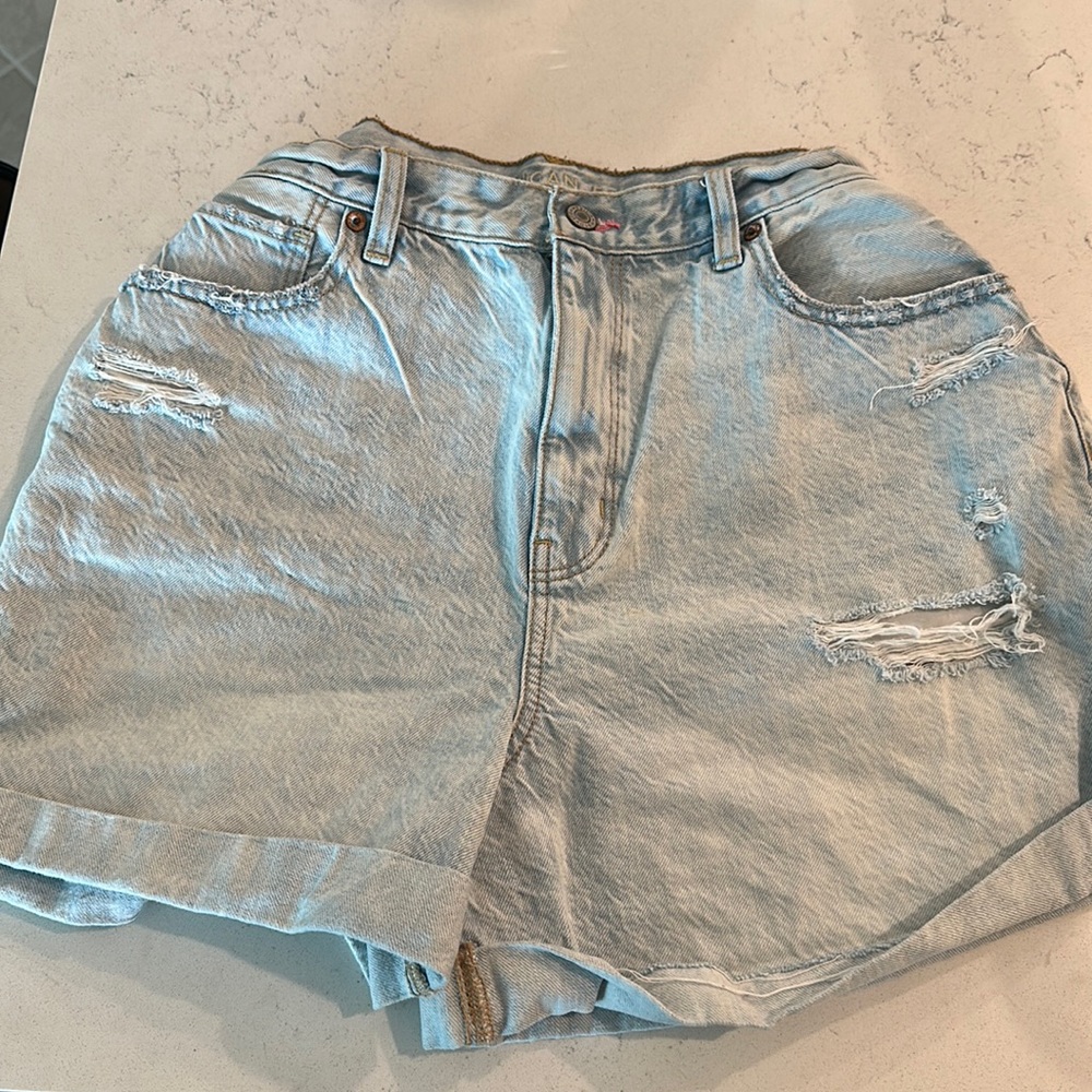 American eagle distressed shorts